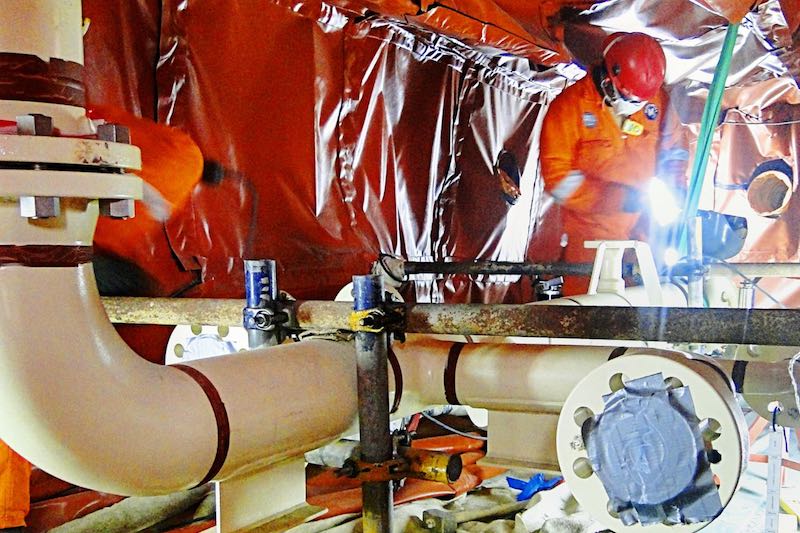 Offshore welding Habitat™ for hot work in Hazardous Zones